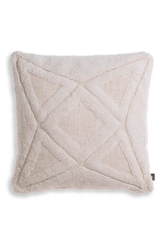 Off-White Geometrical Cushion L | Eichholtz Malua