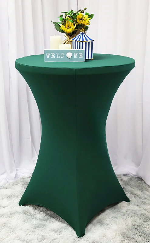 36"x42" Cocktail Spandex Table Cover - Jade (1pc)