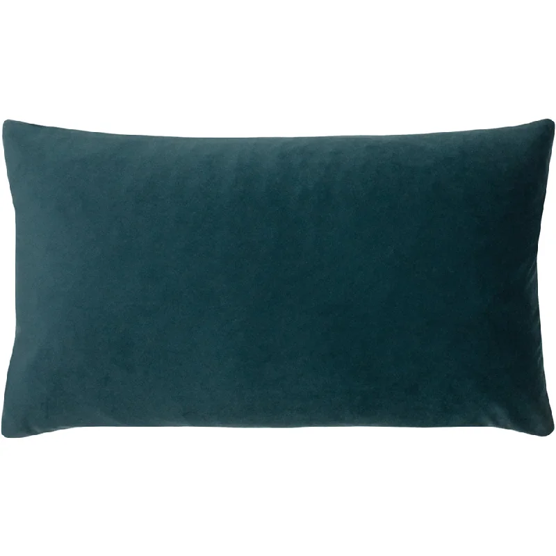 Sunningdale Velvet Rectangular Cushion Kingfisher