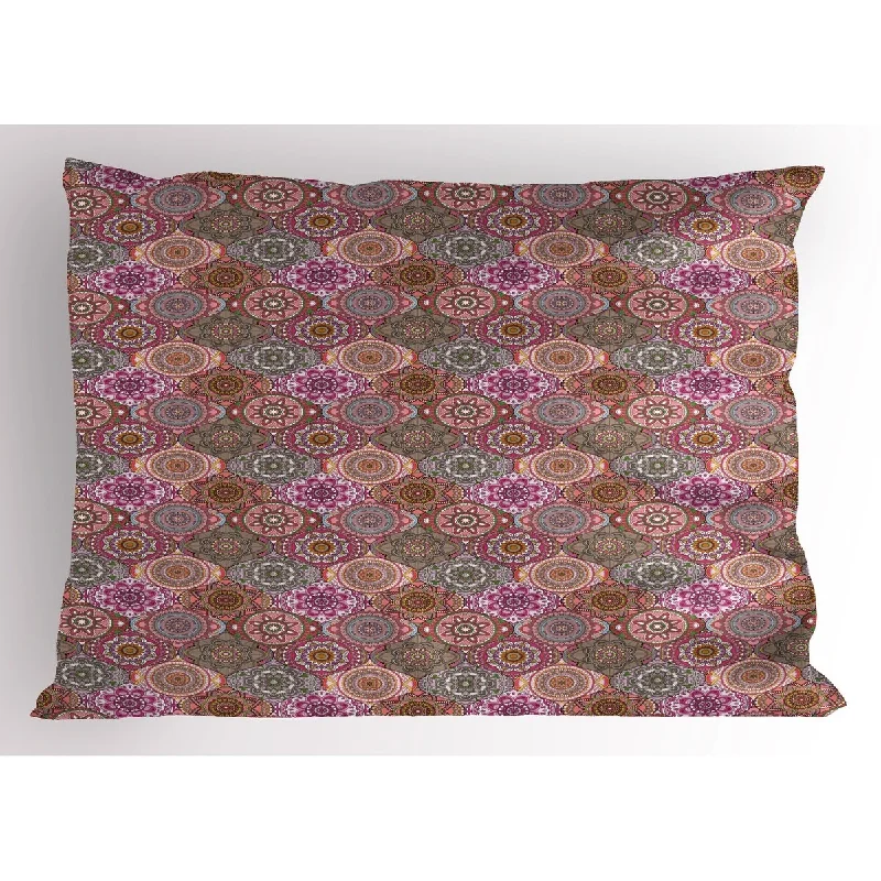 Ambesonne Moroccan Pillow Sham, Decorative Standard Size Printed Pillowcase