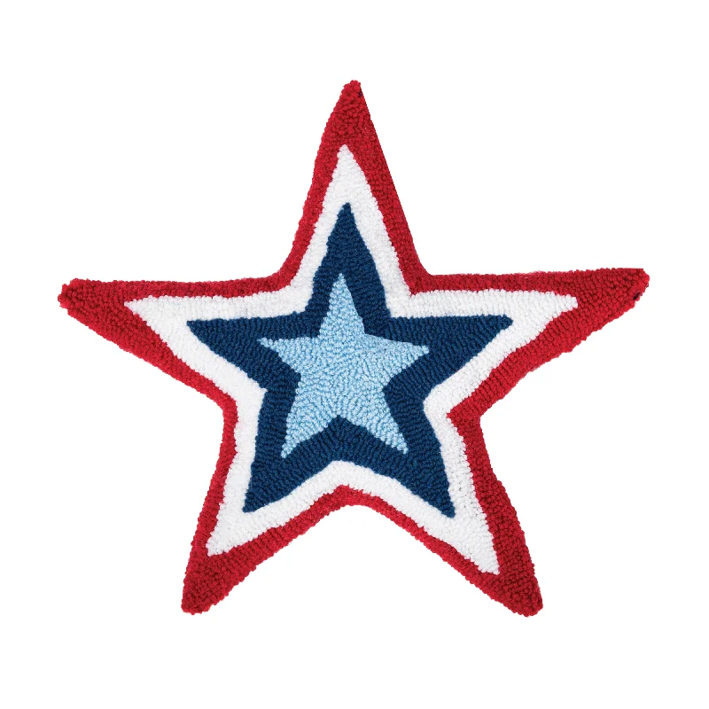 Star Shaped Hooked Pillow