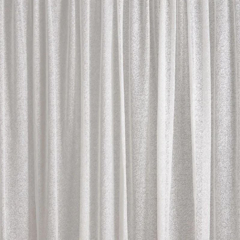 Boucle Lace Curtain Pack, White- 4m x 213cm