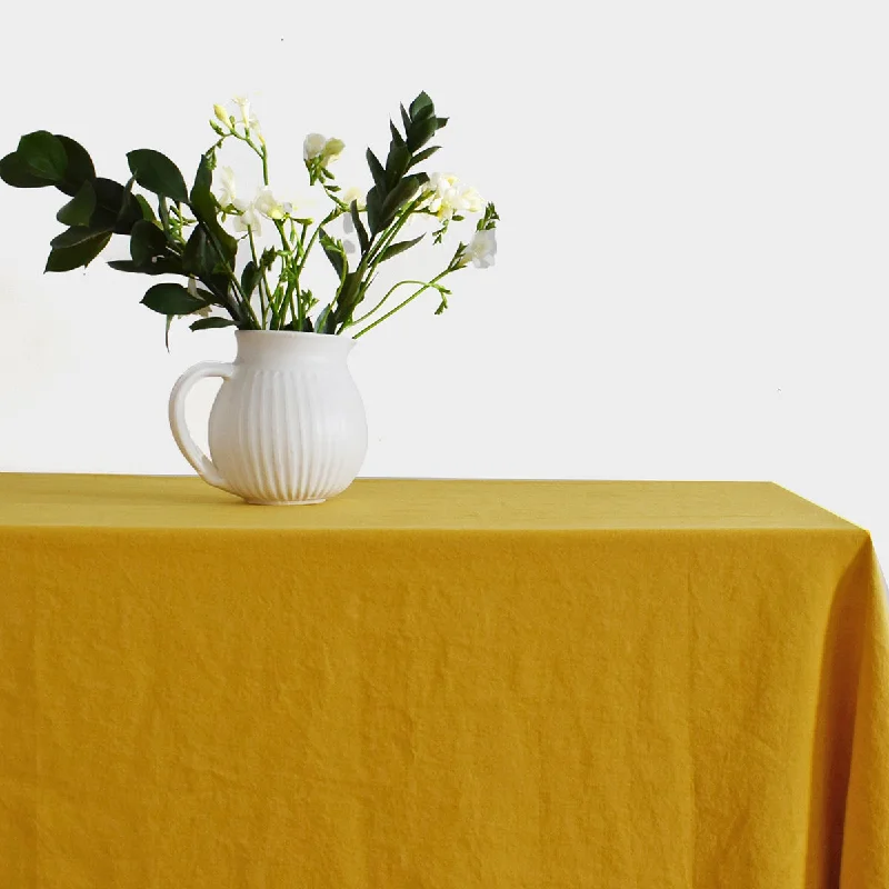 Linen Tablecloth in Honey