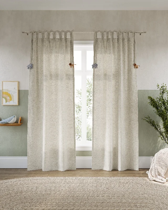 Safari Animals Sheer Curtain