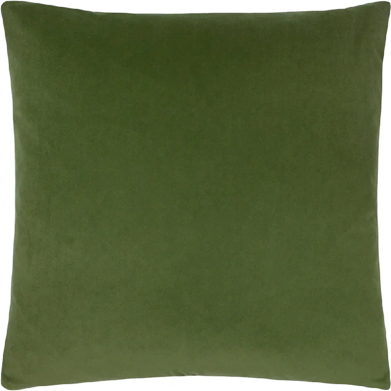 Sunningdale Velvet Square Cushion Olive