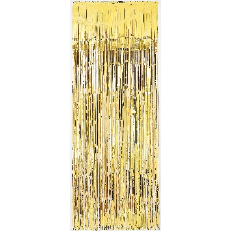 Gold Metallic Curtain