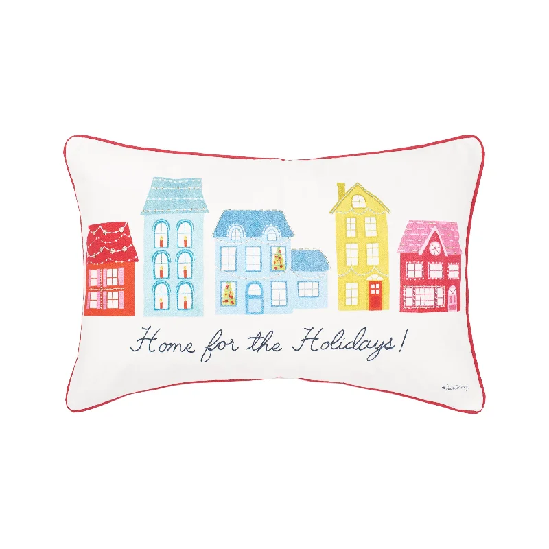 Village Holiday Pillow