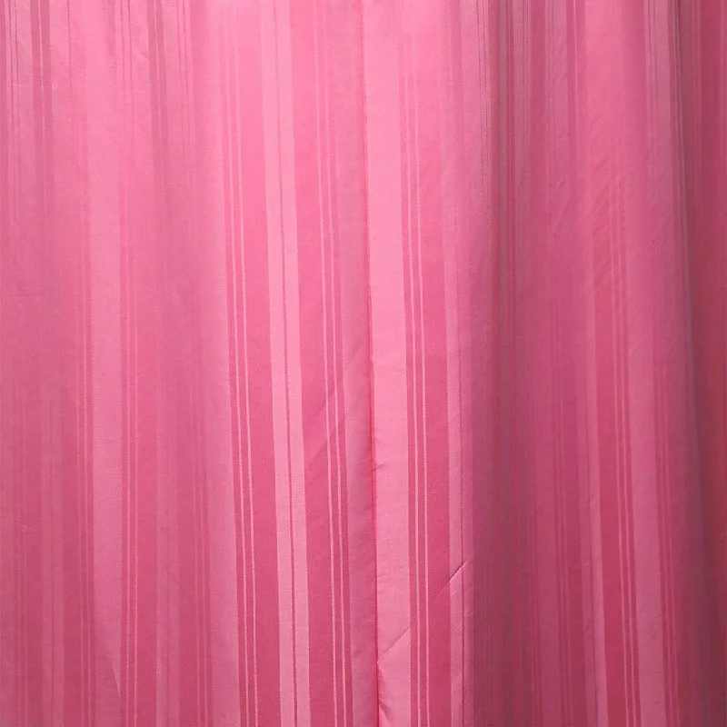 Hospital Partition Curtains, Clinic Curtains Size 8 FT W x 7 ft H, Channel Curtains with Net Fabric, 100% polyester 16 Rustfree Metal Eyelets  16 Plastic Hook, Pink, (8x7 FT, Pk of 1)