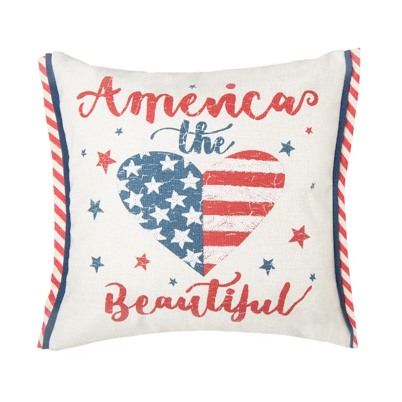 America The Beautiful Pillow