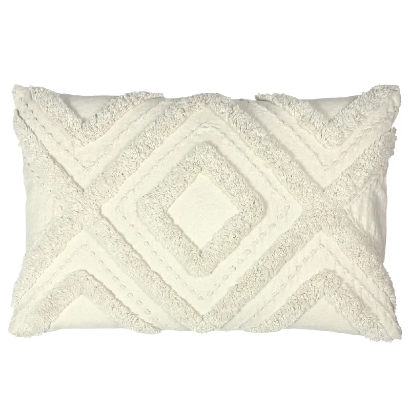 Orson Tufted Cushion Ecru