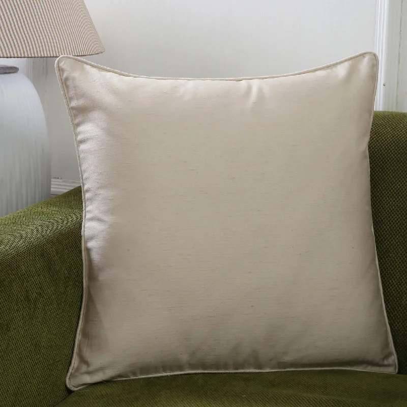 Metallic Silk Solid Cushion Cover