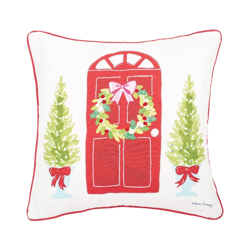 Door Wreath Pillow