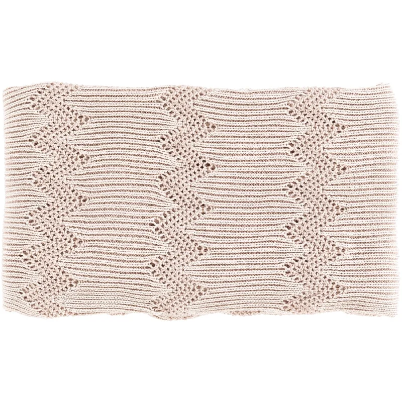 Kiersten Knitted Throw in Camel