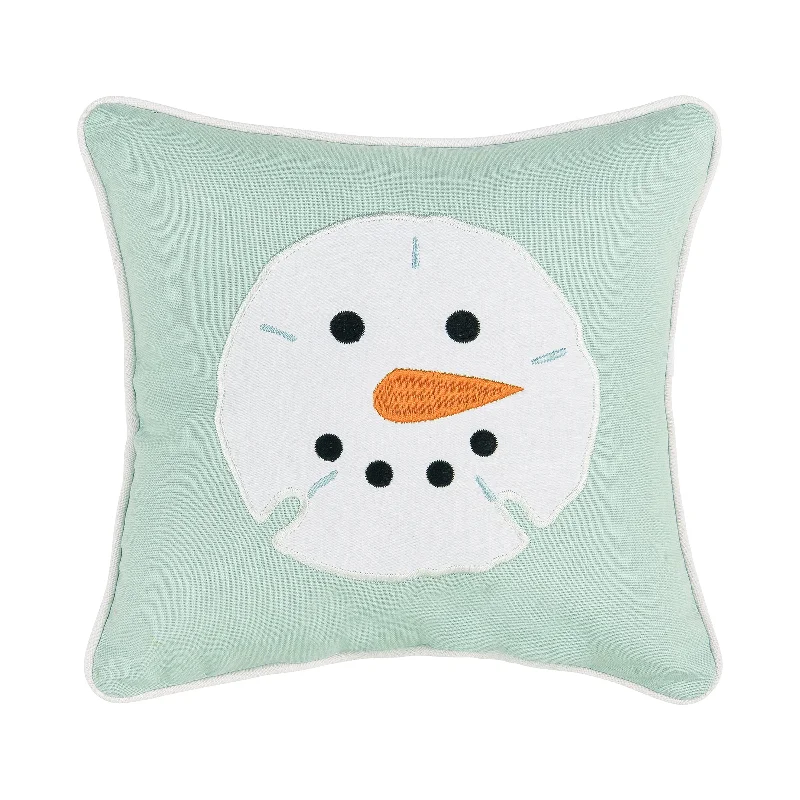 Snowman Sand Dollar Pillow