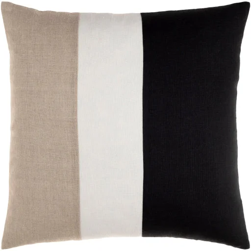 Roxbury Beige & Black Pillow