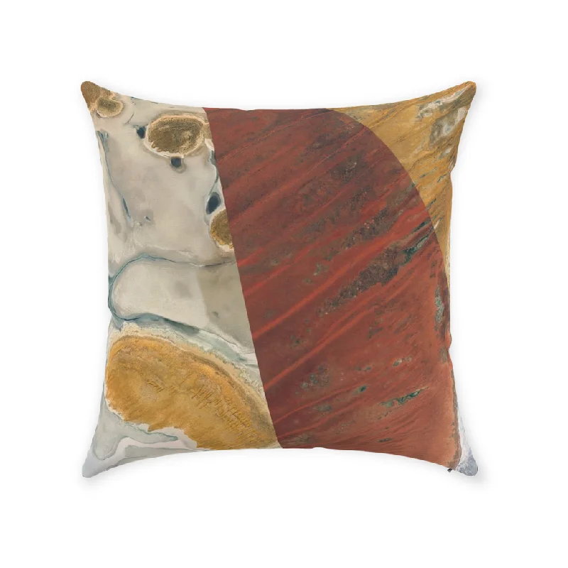 Arial Collage Throw Pillows