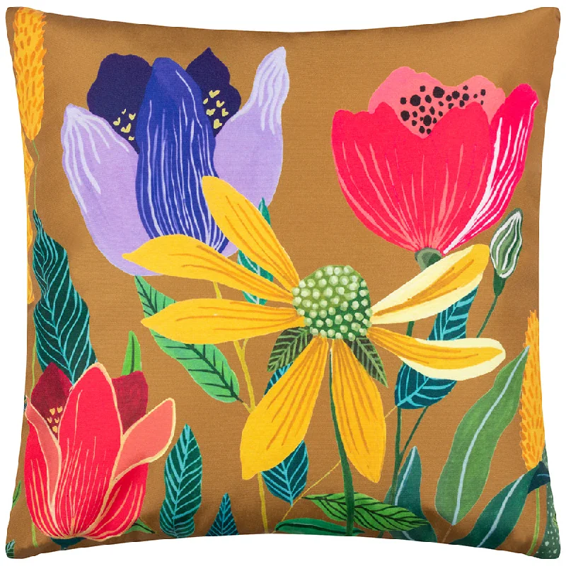 House of Bloom Celandine Outdoor Cushion Saffron