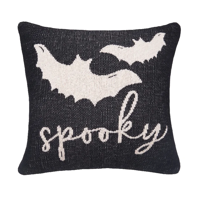 Spooky Knitted Pillow