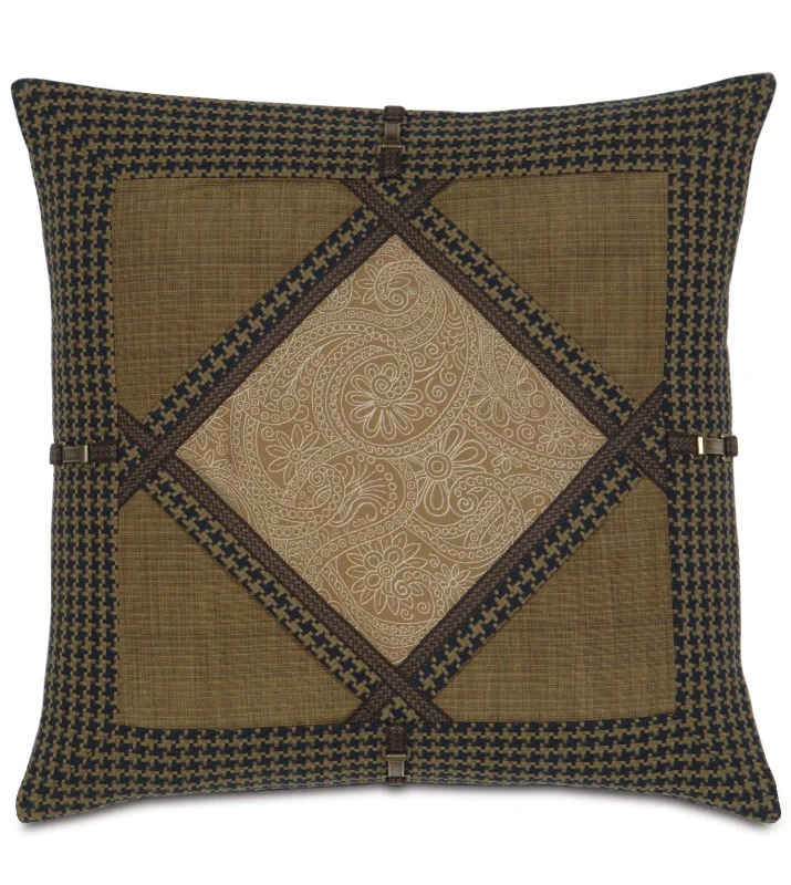 Astoria Oxford Diamond Collage Throw Pillow Cover 24x24