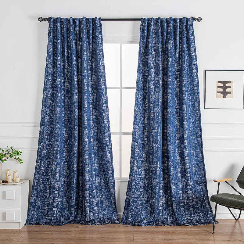 Daisy Jacquard Patterns Custom Curtains