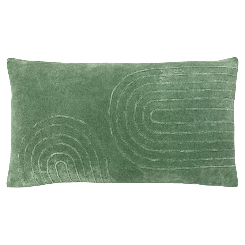 Mangata Soft Velvet Cushion Eucalyptus