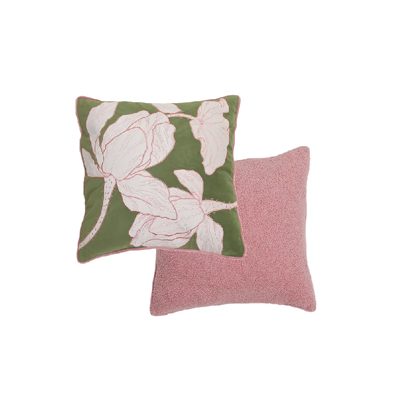 Verdura Oriental Elegant Lotus Pillow Cover