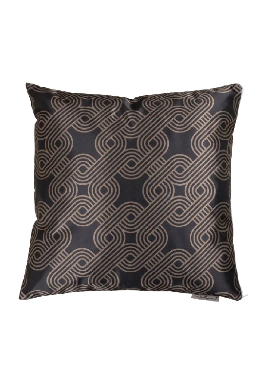 Dark Chain Patterned Pillow | OROA Meagan