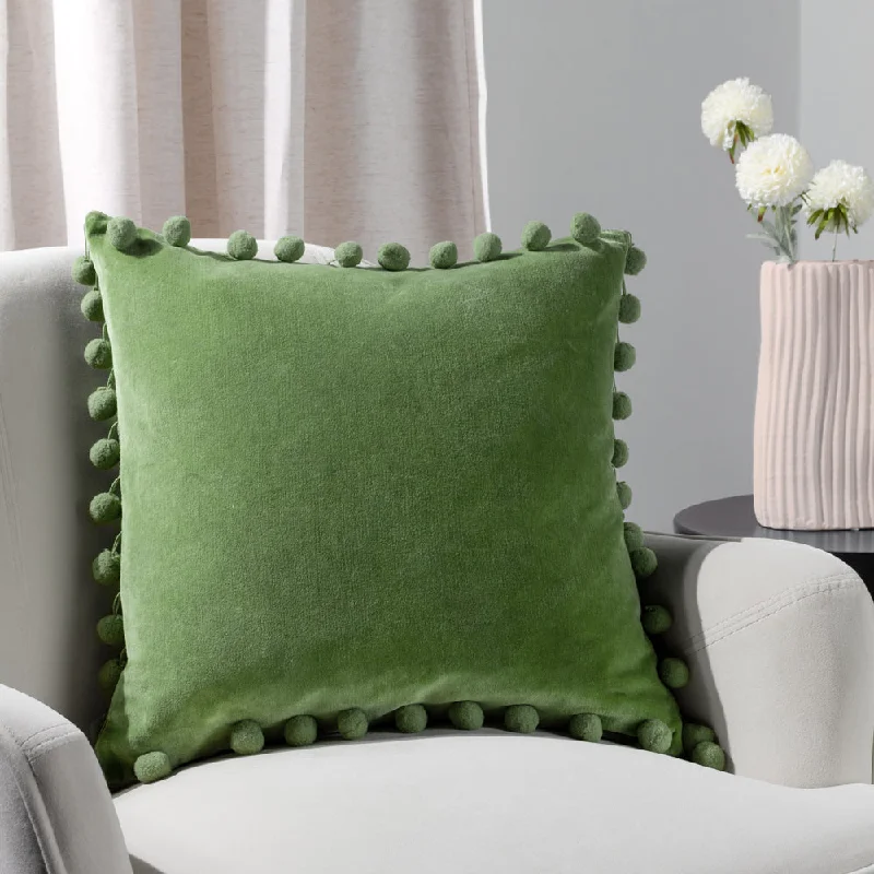 Dora Square Cushion Leaf Green