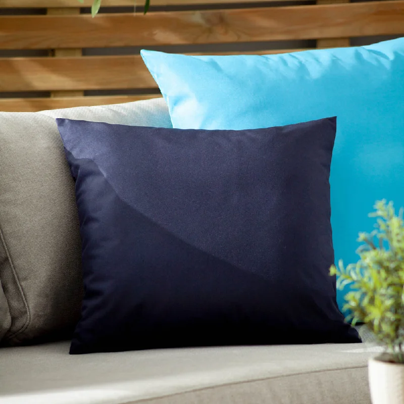 Plain Outdoor Cushion Navy