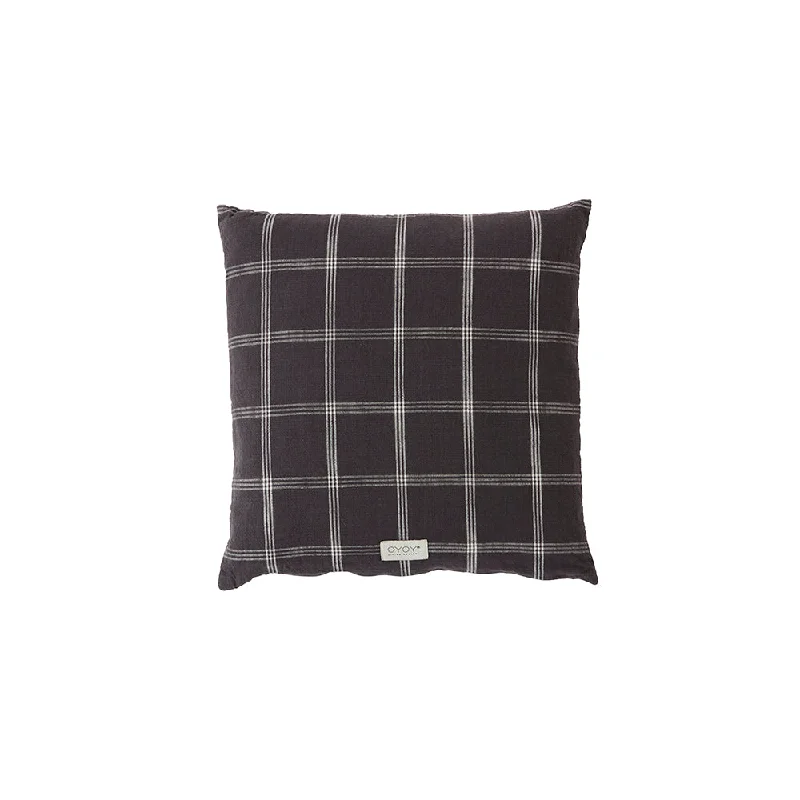 Square Kyoto Cushion in Anthracite