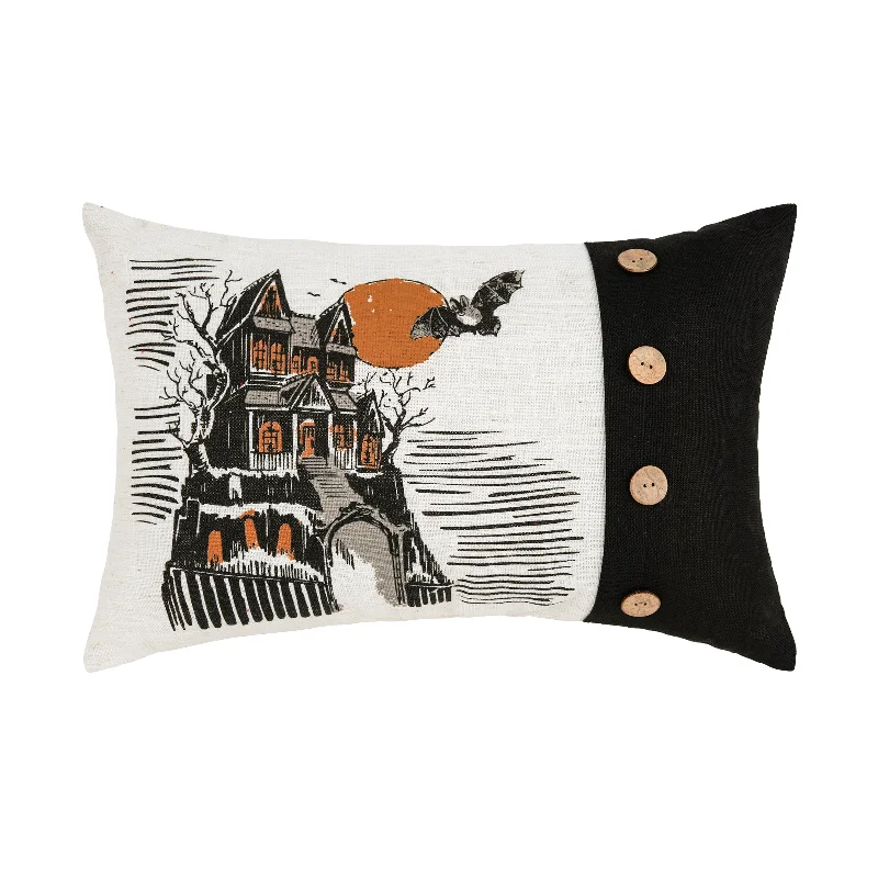 Haunted House Pillow