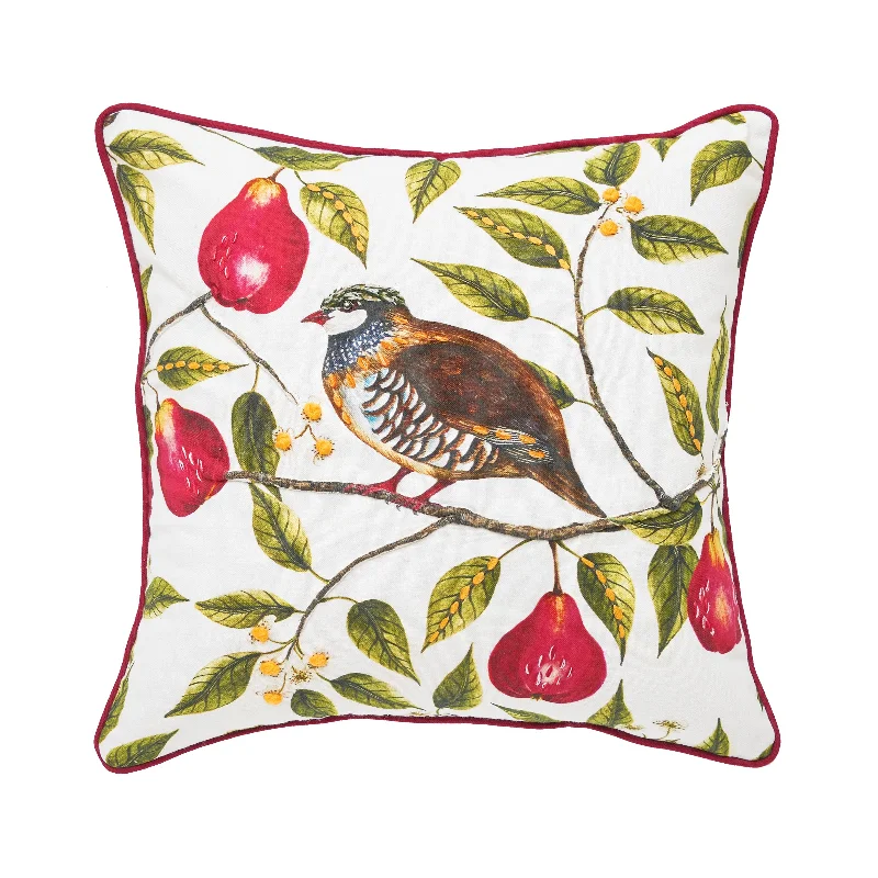 Partridge In a Pear Tree Pillow