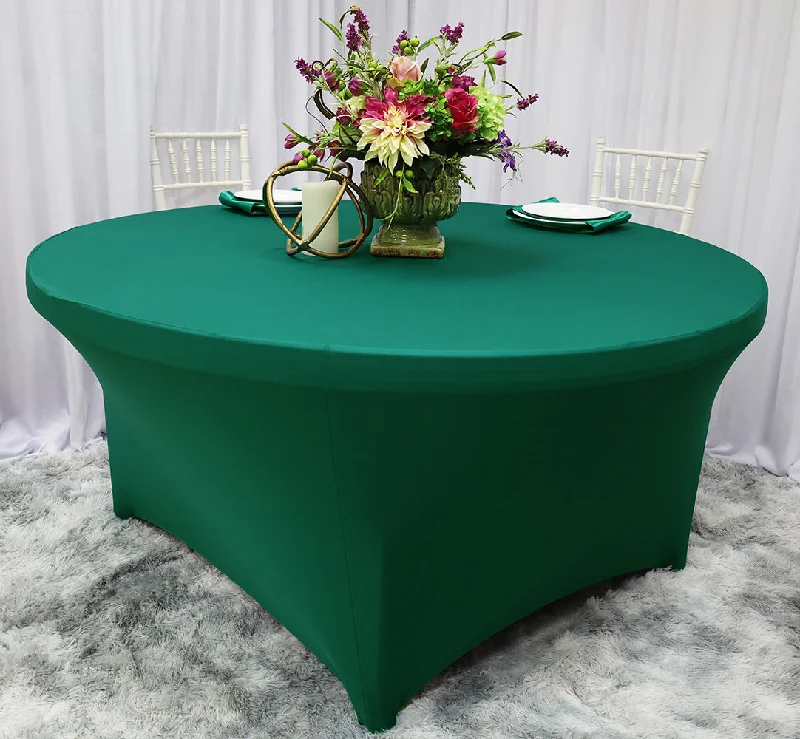 6 Ft Round Spandex (220 GSM) Table Cover - Jade (1pc)