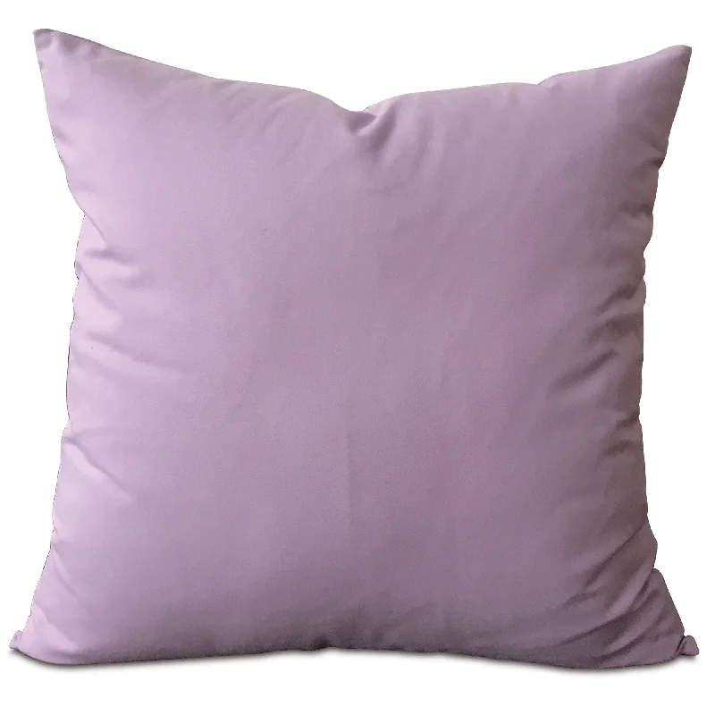 Lilac Solid Throw Pillow Cover 22x22