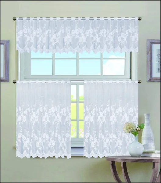 Cafe Curtain Set, Hibby- 3pk