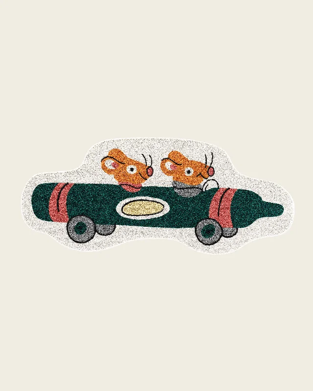 2-Seater Crayon Car Rug | Richard Scarry x Nestig