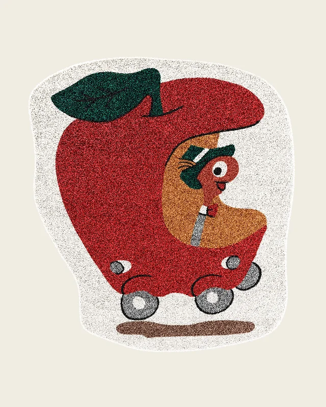 Apple Car Rug | Richard Scarry x Nestig