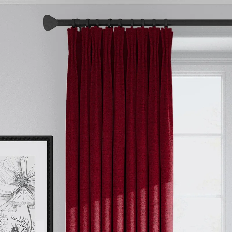 Juno Velvet Red Drapery