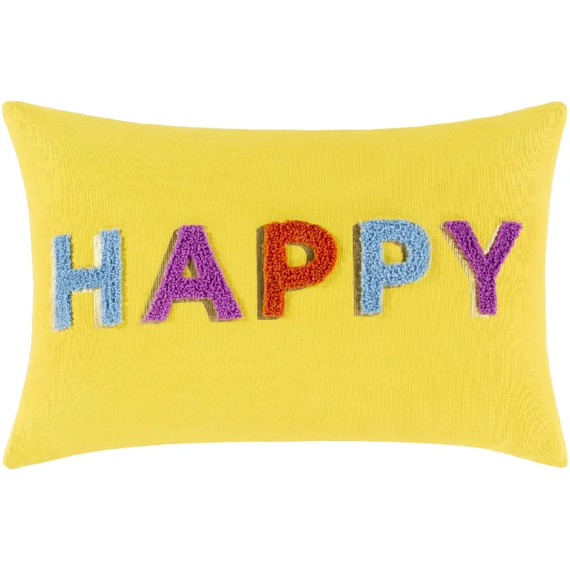 Happy Woven Lumbar Pillow