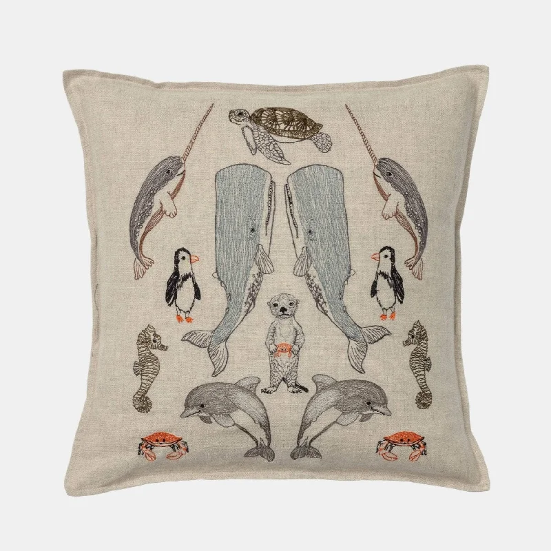 Sea Friends Square Pillow