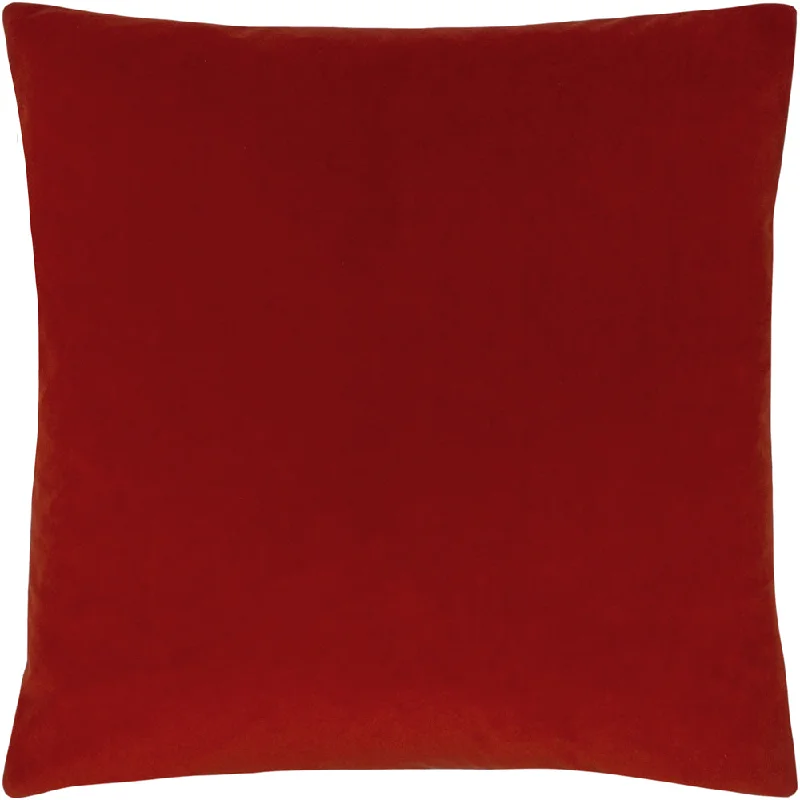 Sunningdale Velvet Square Cushion Flame