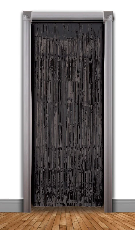 Tinsel Curtain - Black