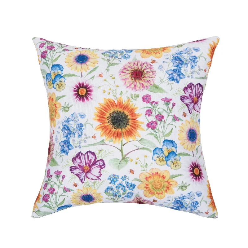 Spring Blossoms Indoor Outdoor Pillow