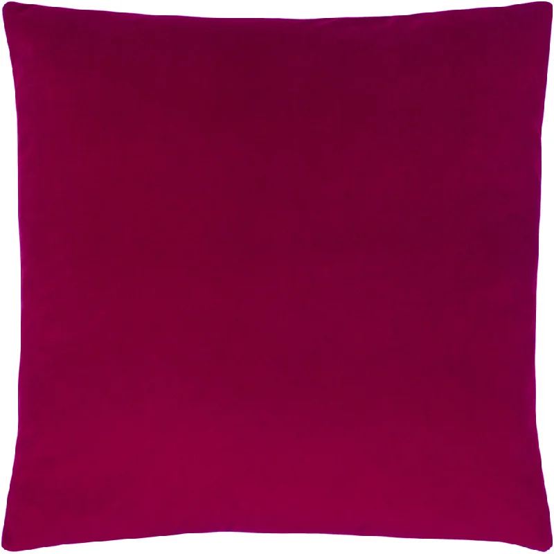 Sunningdale Velvet Square Cushion Cerise