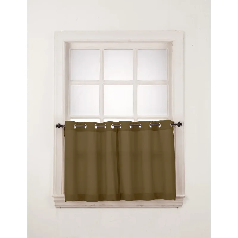 Copper Grove Speedwell Grommet Window Tier Pair