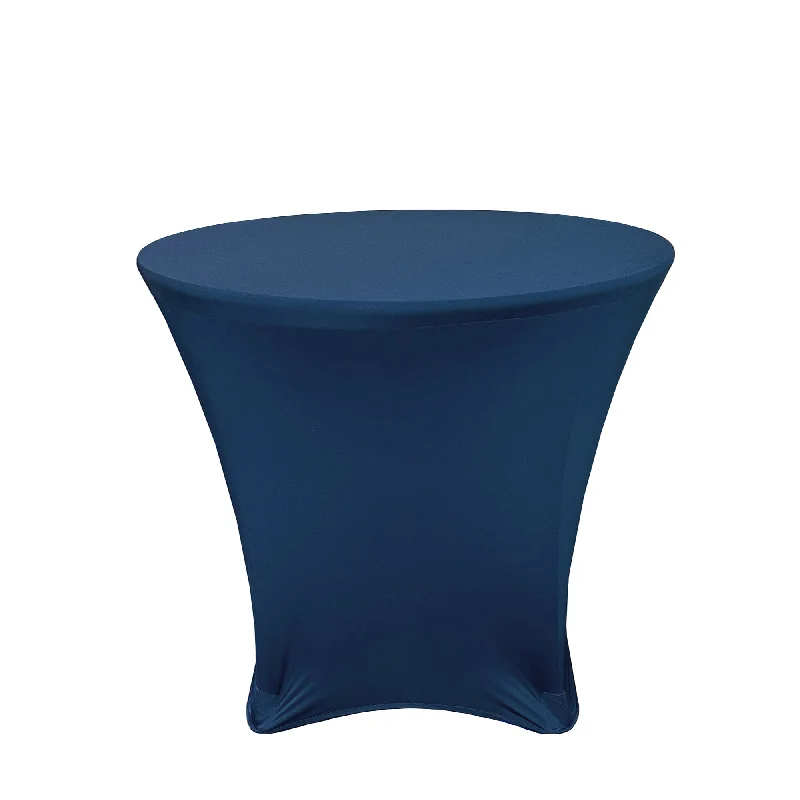 36 x 30 inch Lowboy Cocktail Spandex Table Cover Navy Blue