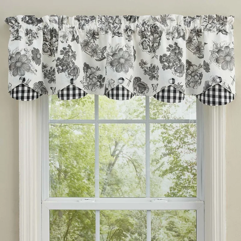 Geranium Valance - Lined Layered Park Designs