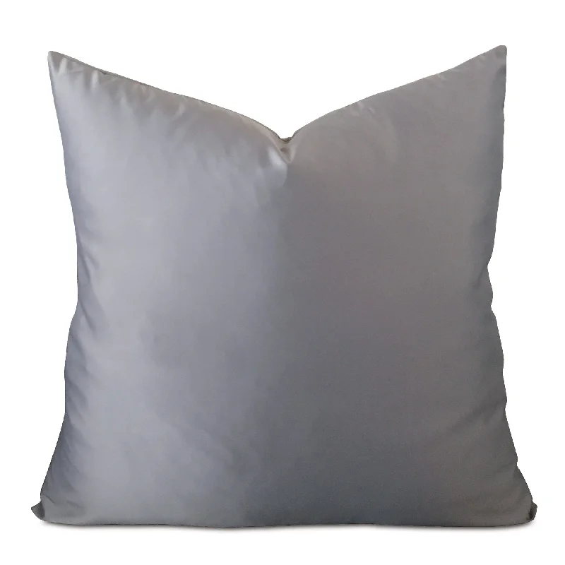 Silk Baby Blue Luxury Throw Pillow Cover 24x24