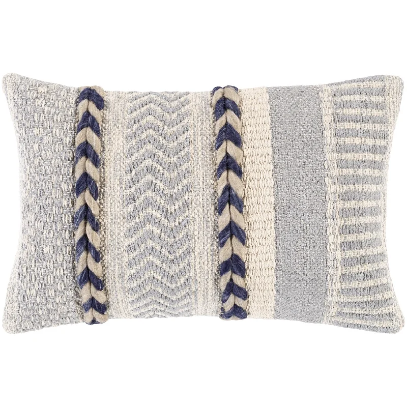 Cascada Hand Woven Pillow in Cream