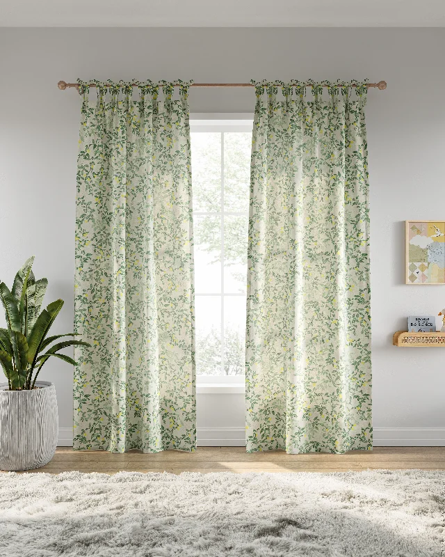 Lemon Drop Sheer Curtain